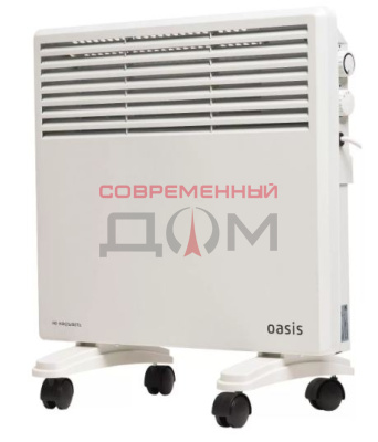 Конвектор Oasis KM-10 /D/U /1000 Вт, до 15 м2, напольн, мех. управл./